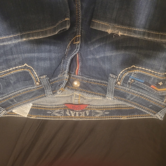 Ariat Ruby Women's Flair Leg Blue Jeans - Picture 3 of 4